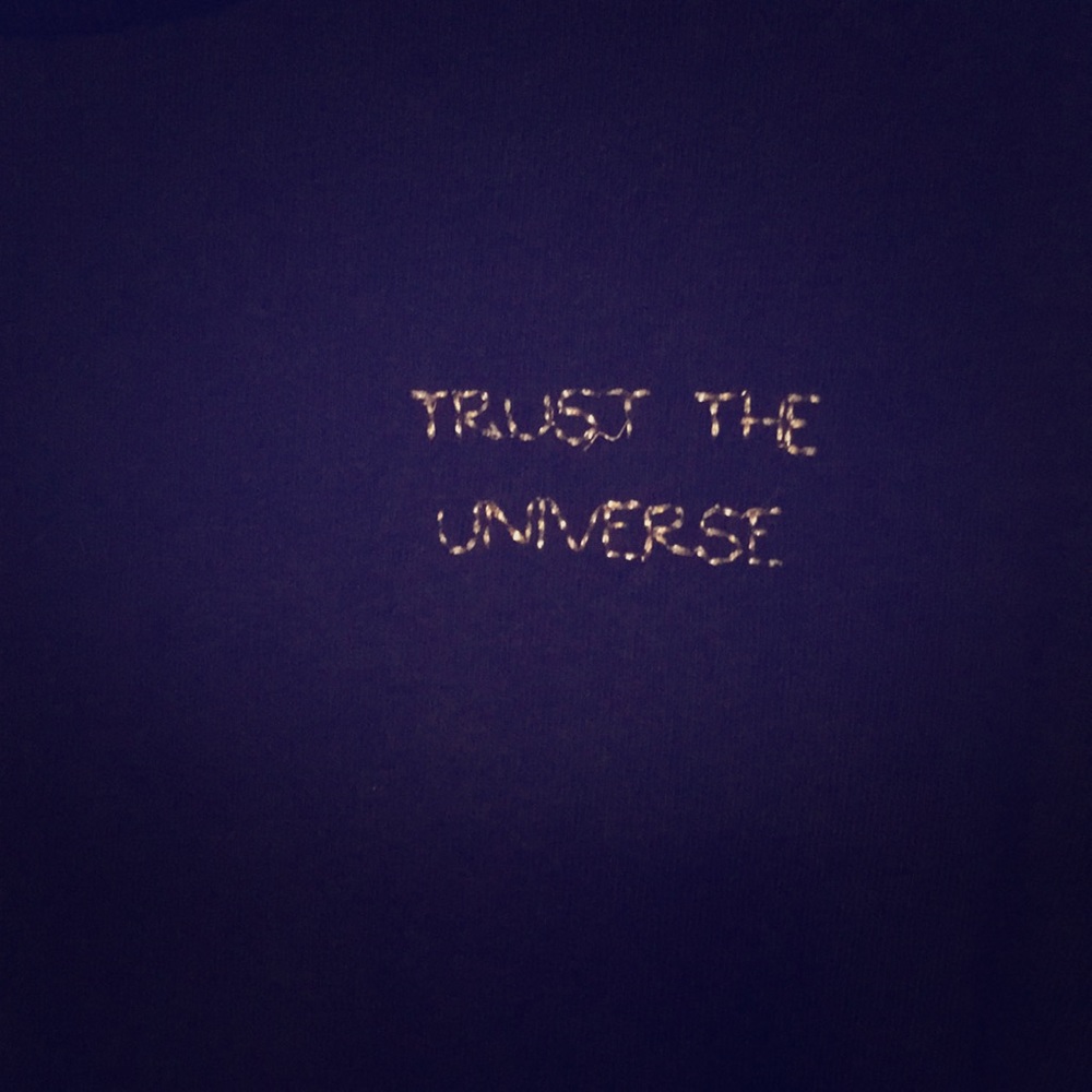 Spiritual Gangster cropped sweatshirt sz L
